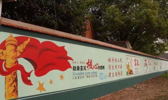 广昌墙体广告之彩绘