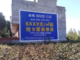 广昌墙体广告的好处