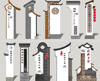 广昌美丽乡村标识标牌有哪些分类？